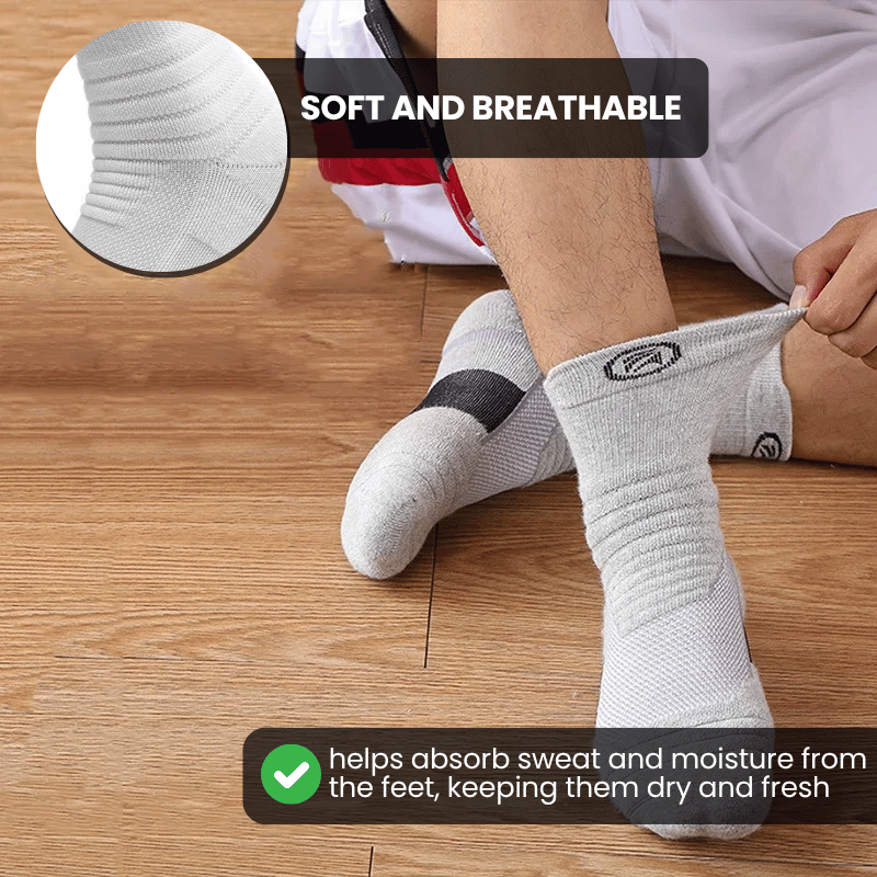 Strivon Crew Socks – Breathable Comfort