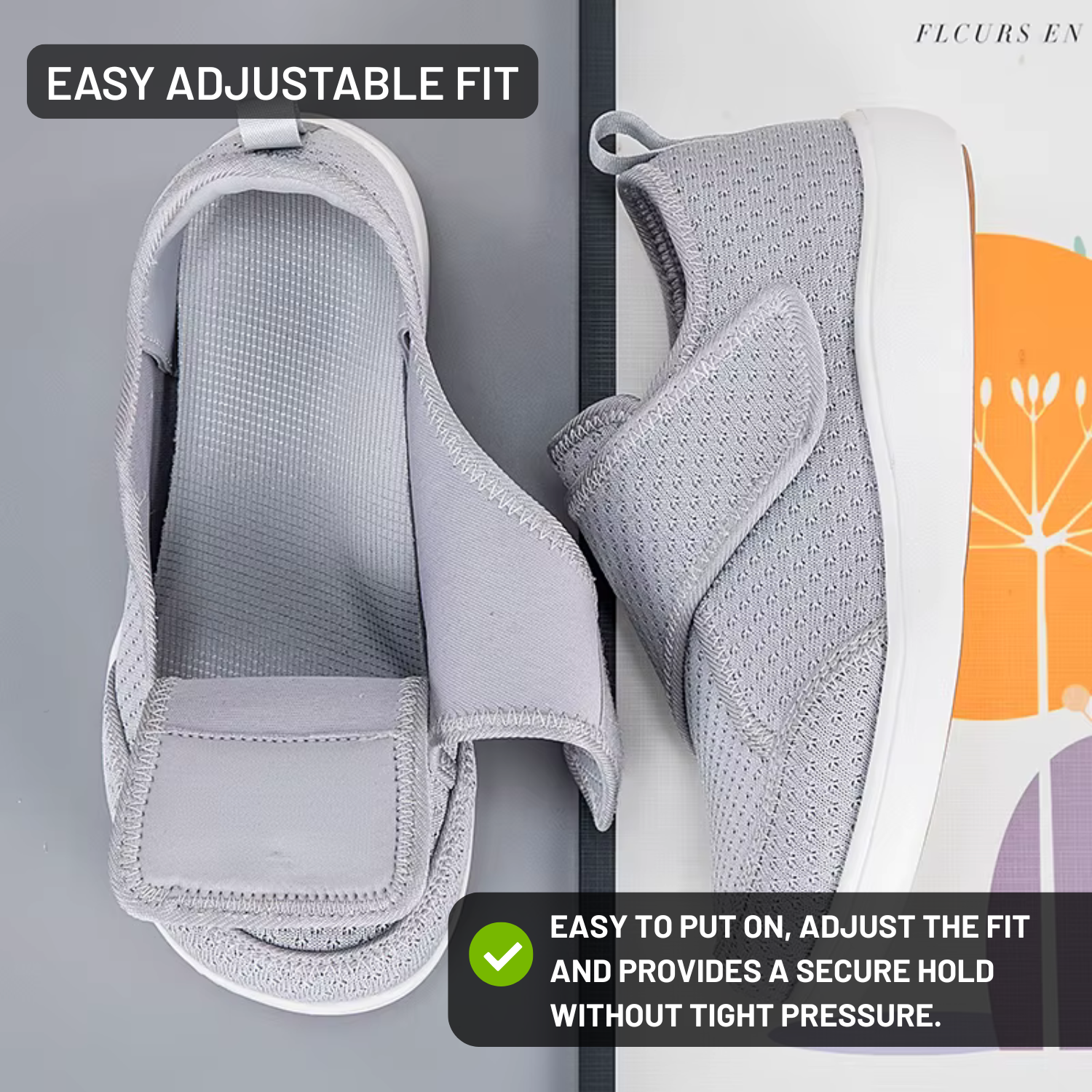 Strivon Flex Ease – Adjustable Comfort for Wide & Sensitive Feet