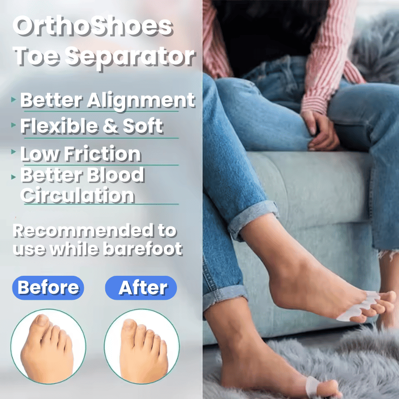 Strivon Toe Align – Foot Toe Separator for Bunions & Hammer Toes