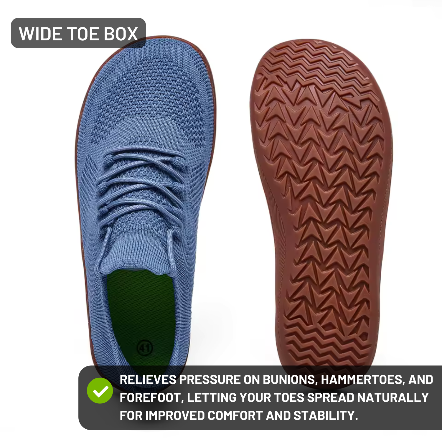 Strivon BareStride – Zero-Drop Barefoot Shoes