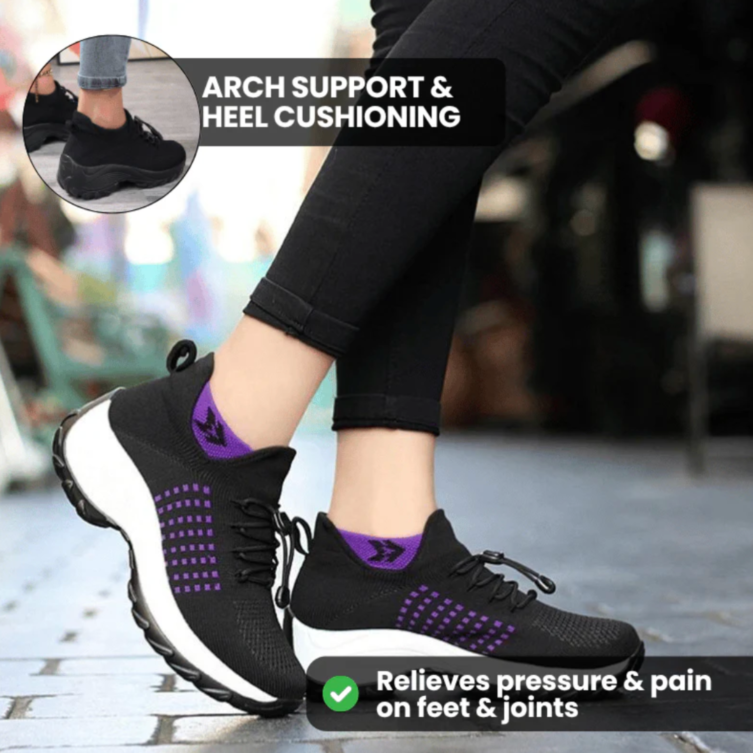 Strivon Orto Stretch – Breathable Shoe for Pain-Free Comfort