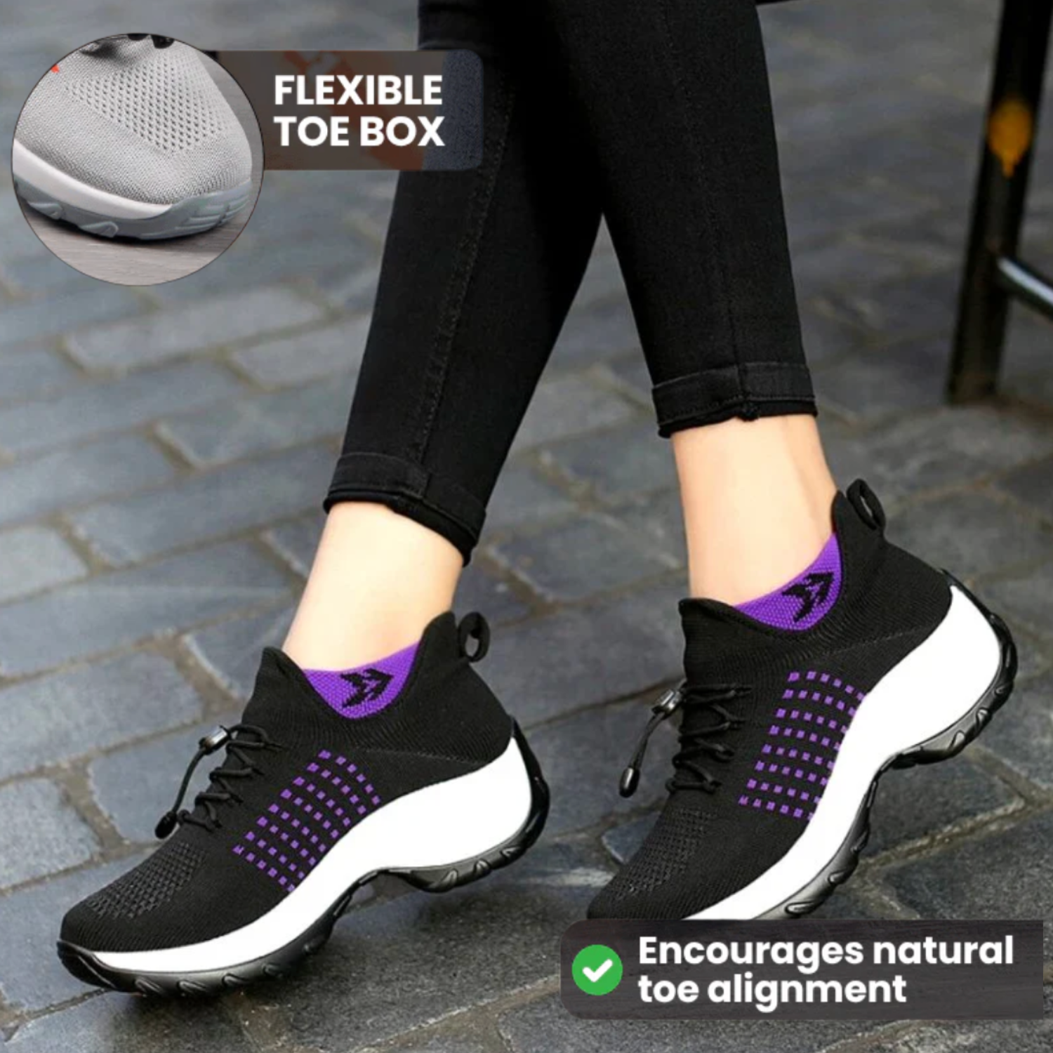 Strivon Orto Stretch – Breathable Shoe for Pain-Free Comfort