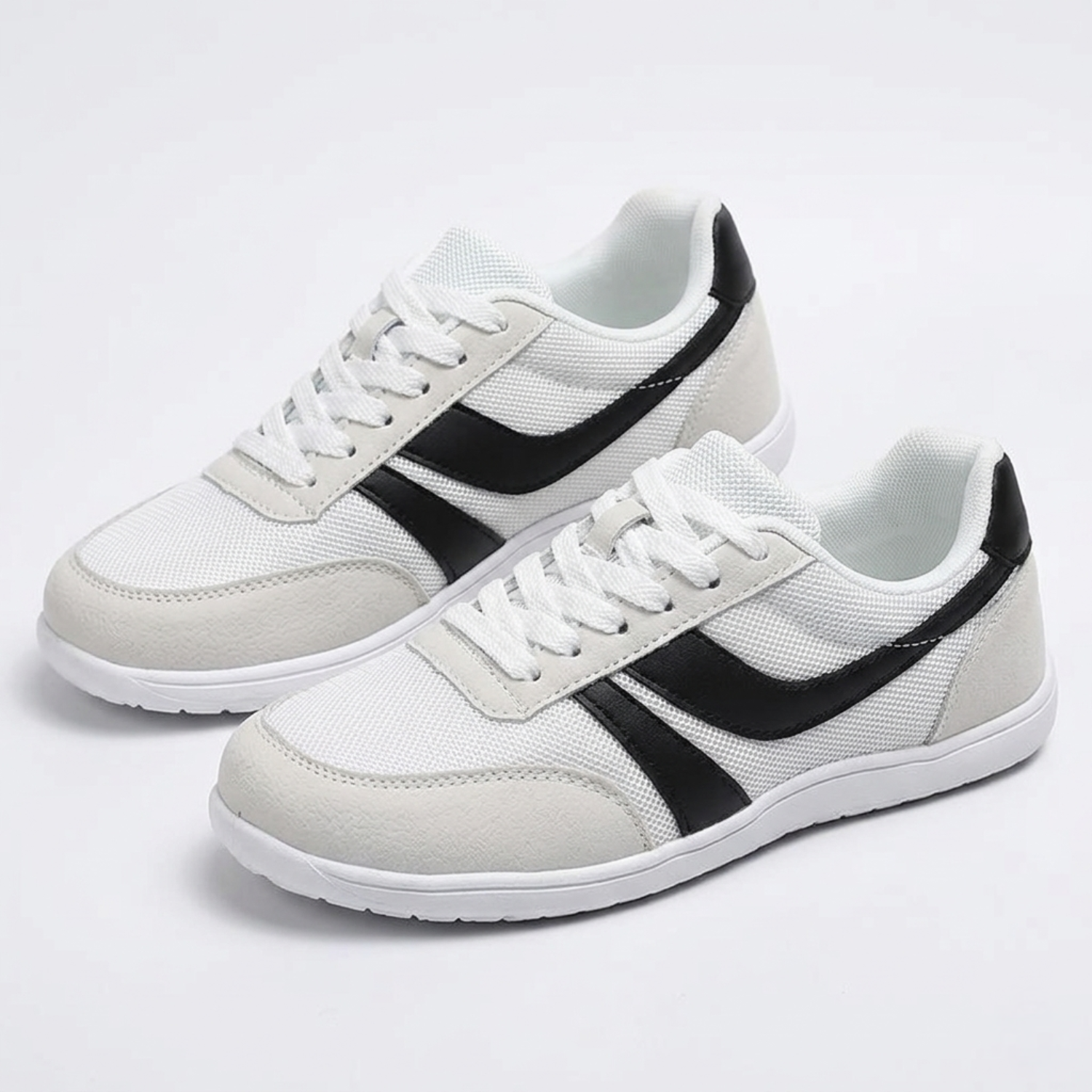 Strivon Breeze Walk – Breathable Barefoot Sneakers for Wide Feet