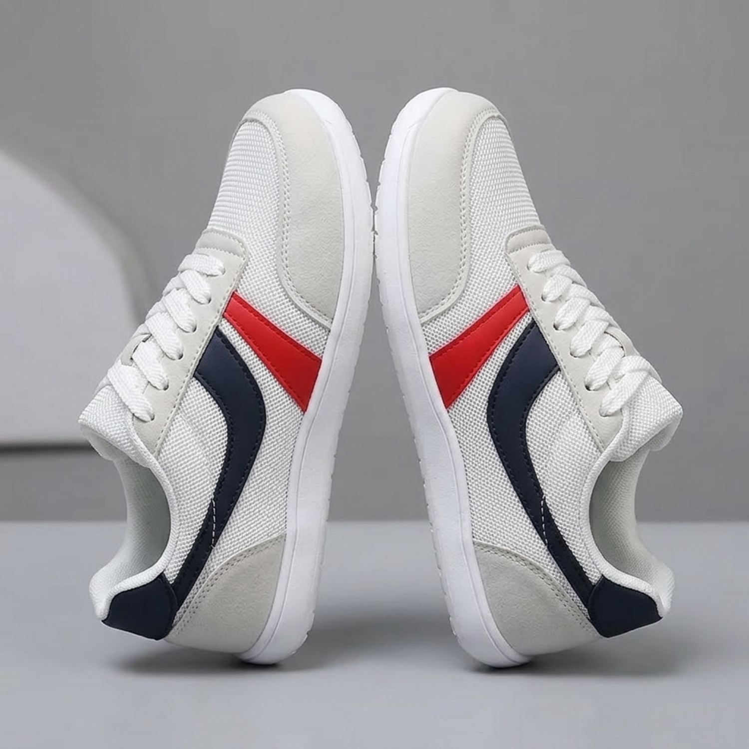 Strivon Breeze Walk – Breathable Barefoot Sneakers for Wide Feet