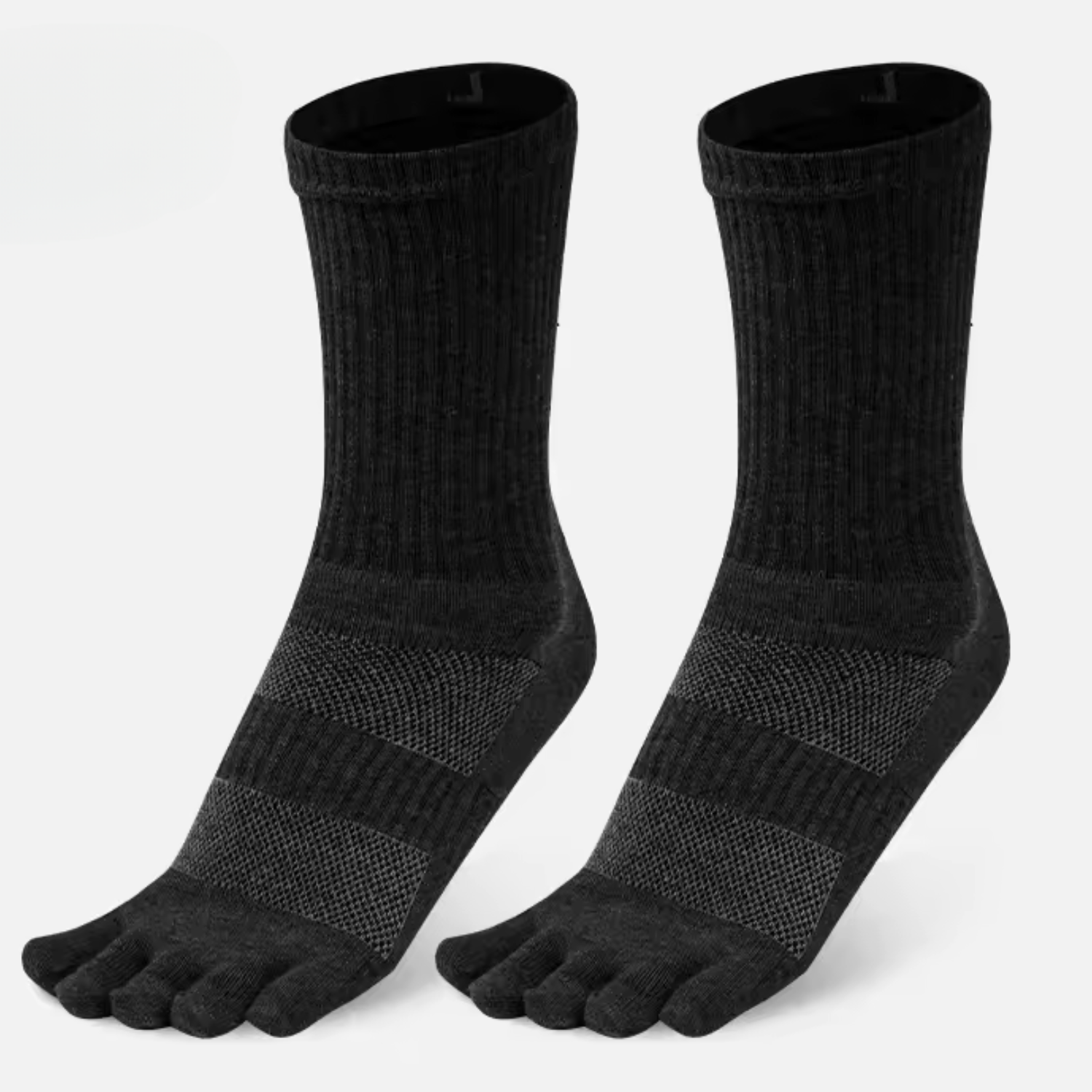 Strivon Five-Toe Socks – Breathable, Anti-Blister & Odor-Free